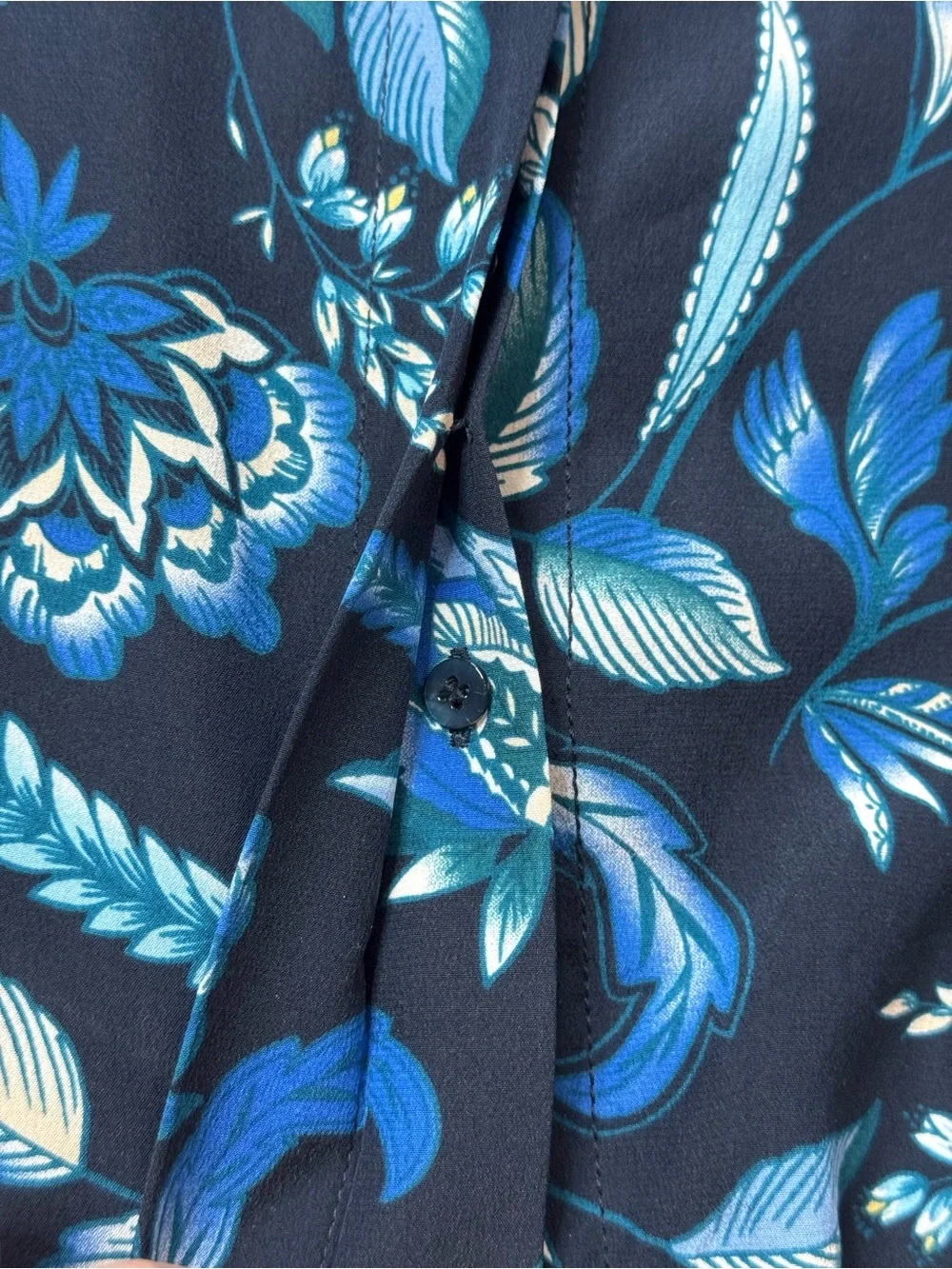 PURE Collection Washed Silk Relaxed Shirt size 14/16